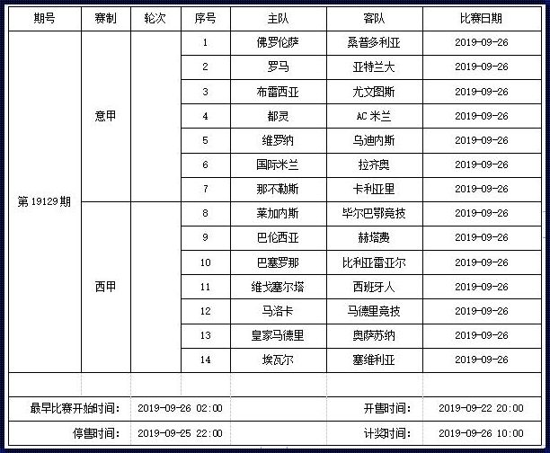 今日最新足彩对阵表（2023中超赛程表）