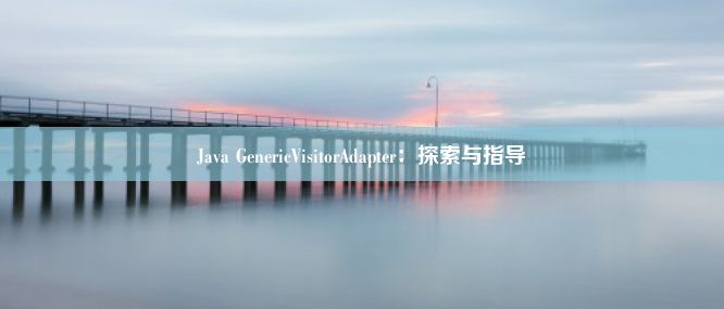 Java GenericVisitorAdapter：探索与指导