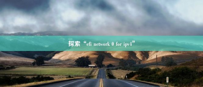 探索“efi network 0 for ipv4”