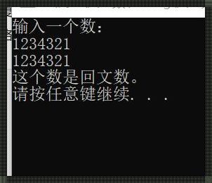 回文数探秘：C++程序编写技巧一览