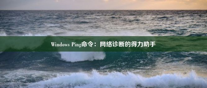 Windows Ping命令：网络诊断的得力助手