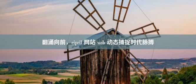 翻涌向前，eipril 网站 web 动态捕捉时代脉搏