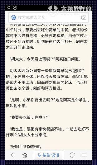 科技赋能，丰城焕新——邻家美姨全文免费阅读小说解析