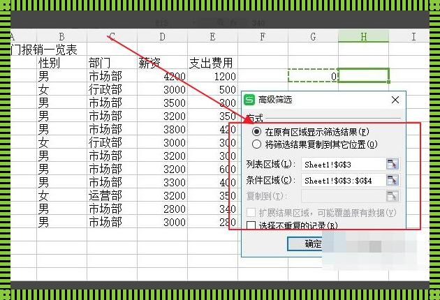 Excel筛选功能的巧妙应用