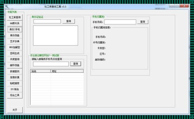 击破迷雾：探究社工库个人信息查询的真相