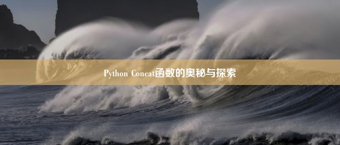 Python Concat函数的奥秘与探索