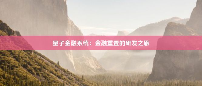 量子金融系统：金融重置的研发之旅