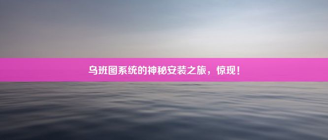 乌班图系统的神秘安装之旅，惊现！