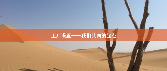 工厂设置——我们共同的起点