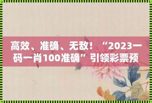 2023年一码一肖100%准确：我的实施计划