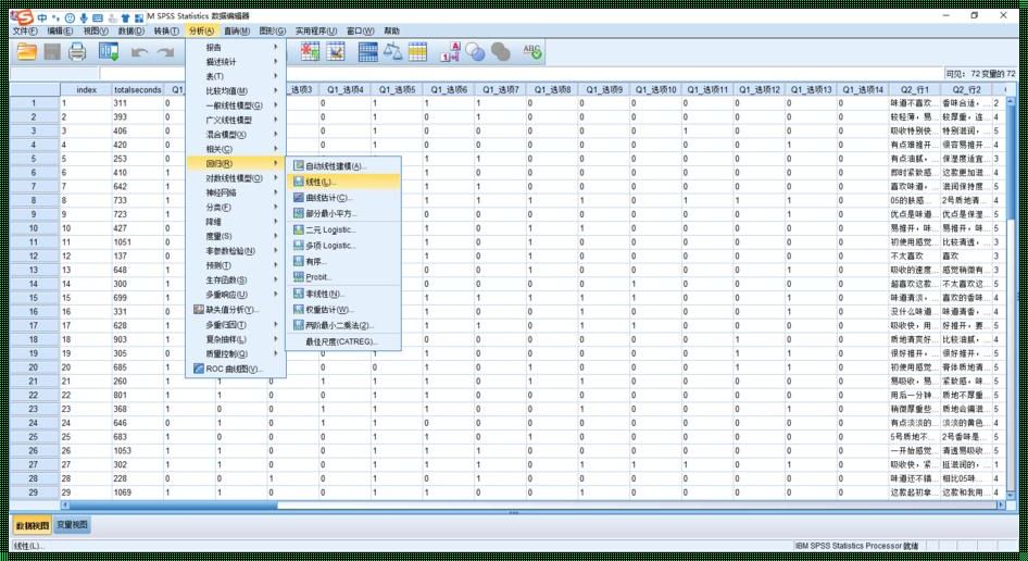 多元回归分析SPSS：破解数据之谜的钥匙