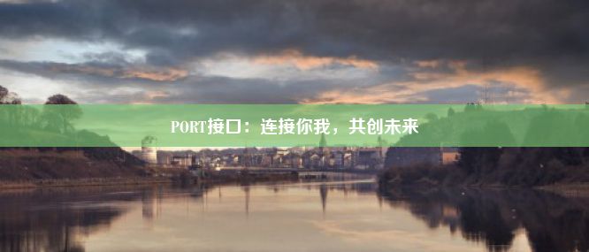 PORT接口：连接你我，共创未来