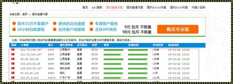 https代理池：网络世界的体验之旅