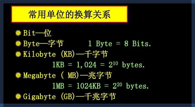 bit位和字节：惊现计算机世界的神秘力量