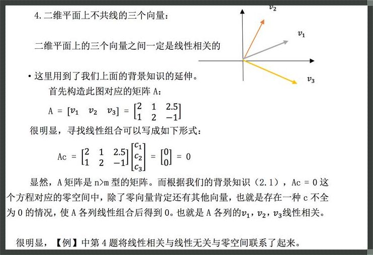 向量的维数和向量空间的维数：探索与解析