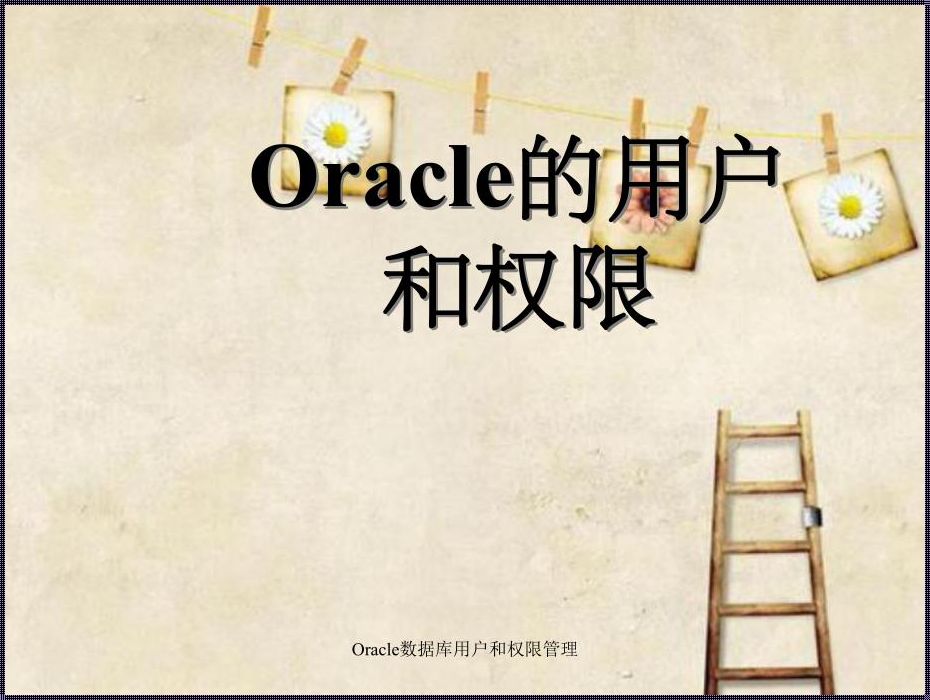 Oracle：一个用户，一个库