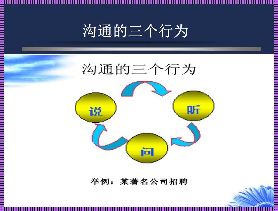 沟通的技巧：心灵之间的桥梁