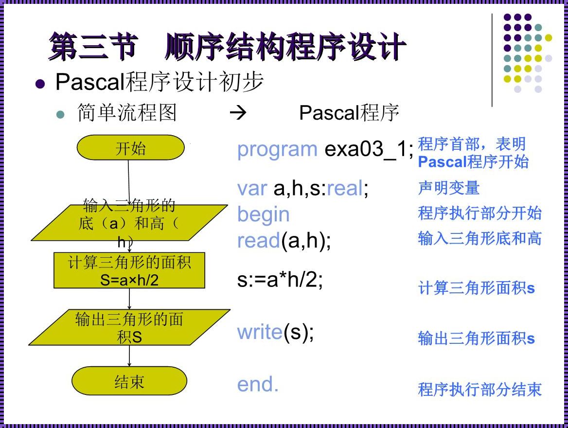 Pascal程序设计入门：开启编程新篇章