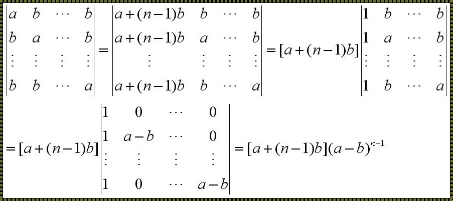 n阶对称行列式求解技巧揭秘