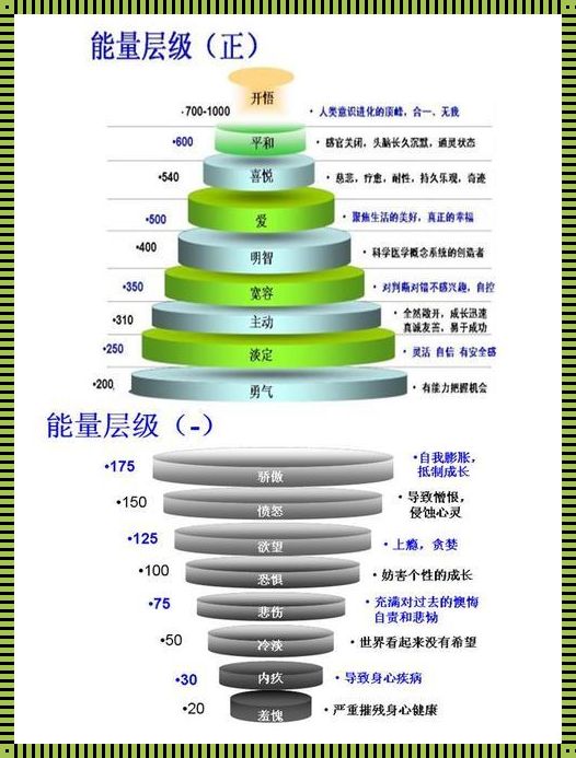 霍金斯的能量等级表：探索与反思