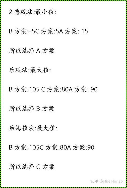 后悔值法计算：深入剖析与情感导向