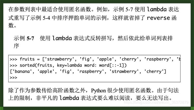 Lambda 函数在 Python 中的独特用法