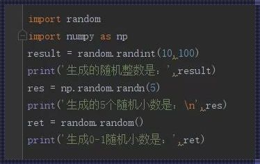 Python轻松输出一个随机数