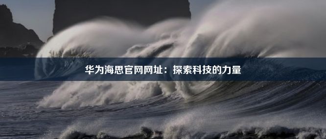 华为海思官网网址：探索科技的力量