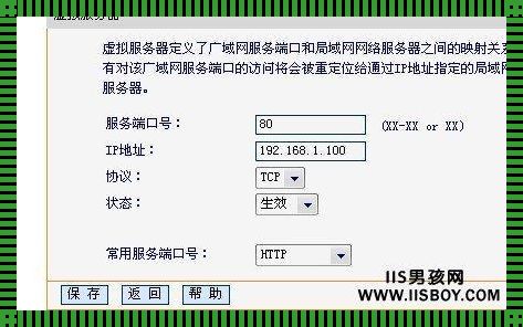 内网地址和外网地址怎么填写