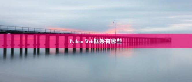 Python Web框架有哪些