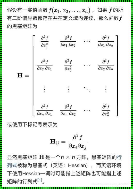 海瑟矩阵性质：一种数学视角下的惊现