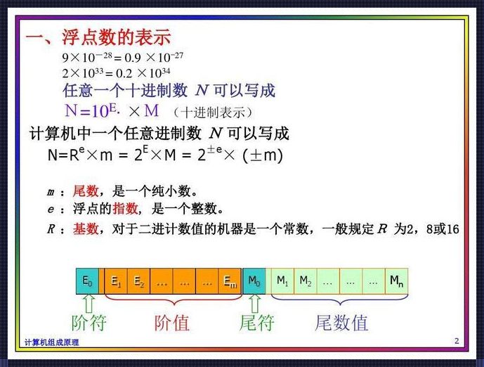 浮点数表示方法：揭秘神秘数字背后的故事