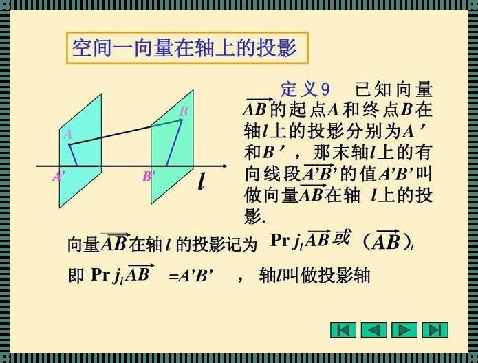 空间向量射影怎么找