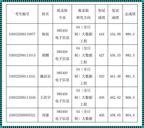 清华大学大数据专业研究生：引领新时代科技创新的风华正茂