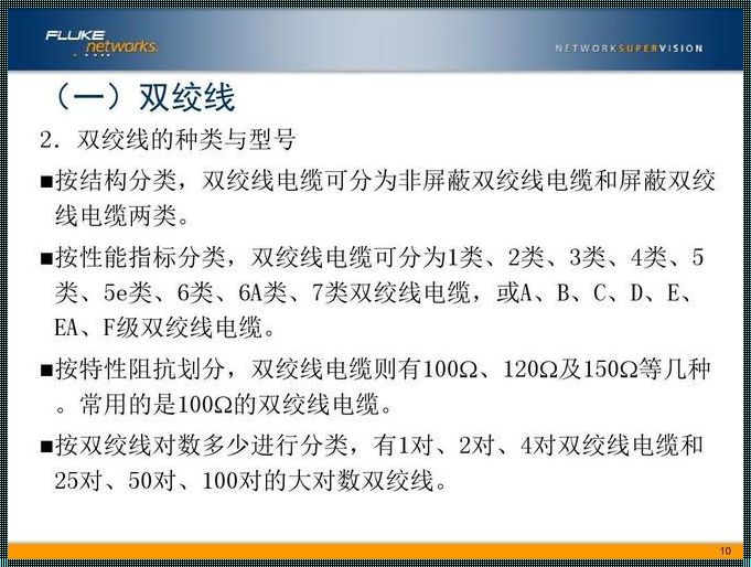 双绞线标准：奥秘与实用性的完美结合