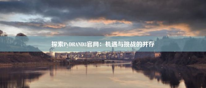 探索PyDRAND3官网：机遇与挑战的并存