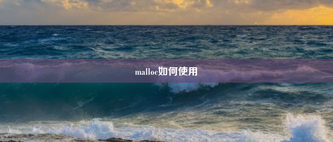 malloc如何使用