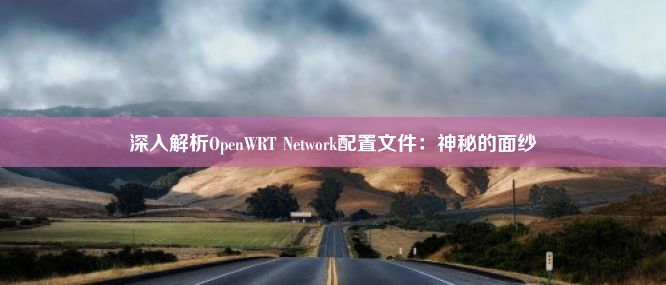 深入解析OpenWRT Network配置文件：神秘的面纱