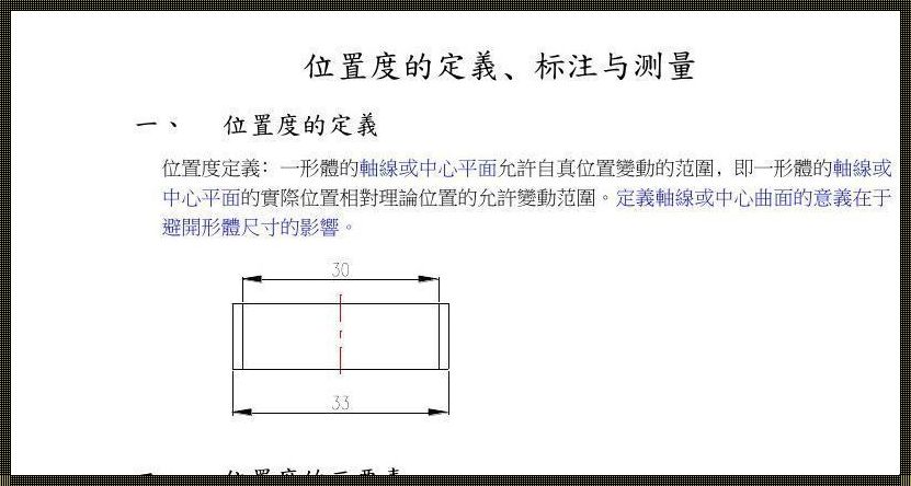 测量位置度的计算公式：深入解析与探讨