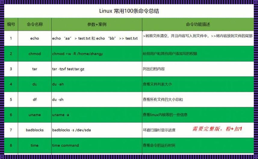 Linux常用基本命令实例：开启你的命令行之旅