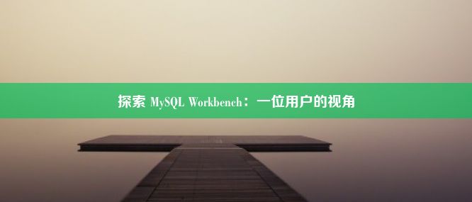 探索 MySQL Workbench：一位用户的视角