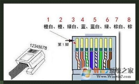 网线水晶头8芯接线的秩序与混沌