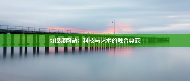 51视频网站：科技与艺术的融合典范