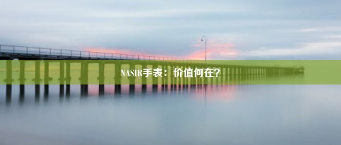 NASIR手表：价值何在？