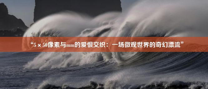 “5×50像素与mm的爱恨交织：一场微观世界的奇幻漂流”