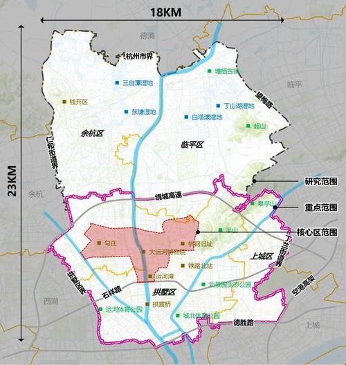 探秘科技未来：杭州主城区最新规划图解析