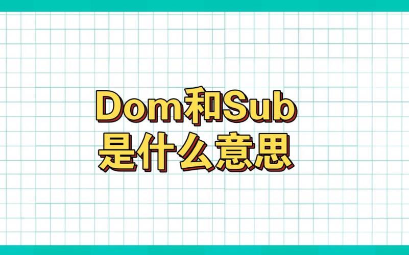 探索科技领域的奥秘：DOM指引下的SUB潜能挖掘