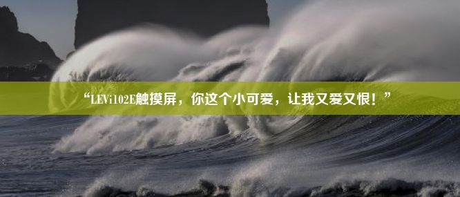 “LEVi102E触摸屏，你这个小可爱，让我又爱又恨！”