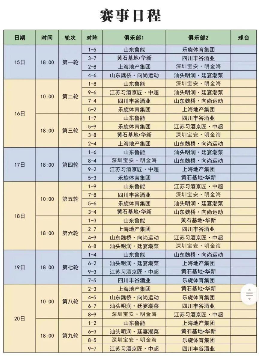 2023乒乓球超级联赛时间：体育科技惊现，未来之战启幕