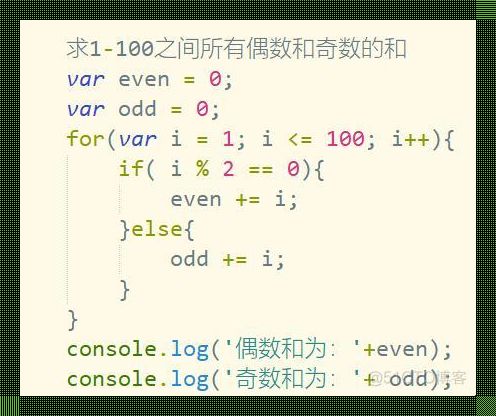 探索奇数之和：科技视角下的for循环魔法
